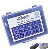 Holdtite Plumbers Repair Box No. 2 Ballvalve Washer Box Aquasave Hushflow