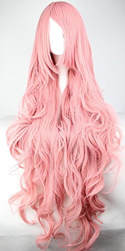100cm pink wig