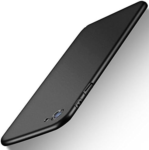 iPhone 7 Slim Case,iPhone 8 Case, [with Tempered Glass Screen Protector] [Ultra-Thin] [Anti-Scratch] [Shock Proof Protective] Hard Plastic Cover Case For Apple iPhone 7 4.7 inch (Black)