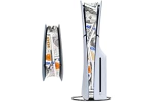 Side Sticker Custom Middle Strip for PS5 Slim Disc Console Centre Skin Console Skin Decal Vinyl Decal (Money)