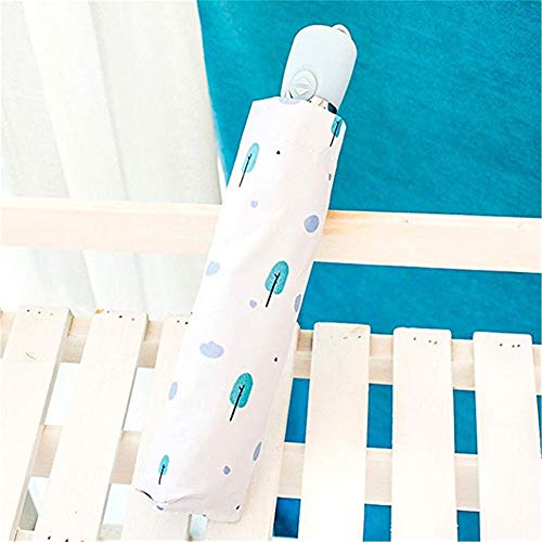 ROSYCORAL Outdoor Travel Sun & Rain UV Protection Parasol Umbrellas Lightweight Folding Auto Open Close Cute Rain Protection Golf Umbrella for Women - Thumbnail 6