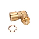 A7818F Oxygen Sensor Extender 90 Degree Angled Bung Extension Spacer M18x1.5 Fix Oxygen Spacer Exhaust Extension