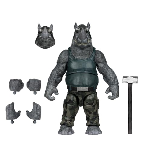McFarlane Toys- Teenage Mutant Ninja Turtles (Page Punchers) Rocksteady 5in Act…