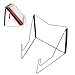 HUELE Metal Book Stands, Metal Bookstand,Music Book Easel Display Holder,Adjustable Reading Stand,Small Book Rest for Kitchen Counertops