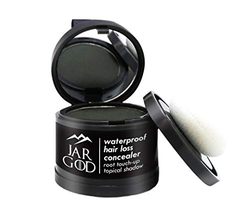 JARGOD Root Concealer Root Touch Up Hair Loss Concealer to Cover Up Roots and Grays (Black)