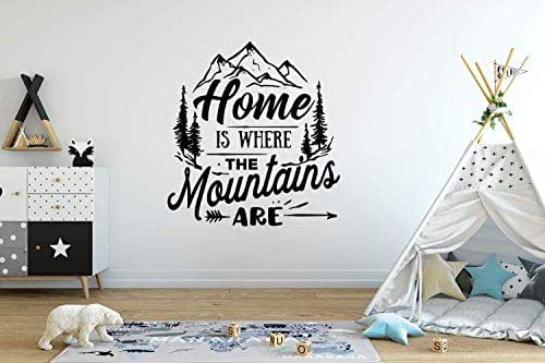 Amazon.com: Mountain Vinyl Wall Decal Home Saying Wall Decor: Handmade
