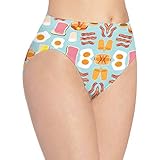 Delicious Breakfast Women's Briefs Hipster Panties