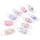Healifty Kids' Mouth mask 3pcs Antidust Cotton Mouth Masks for Newborn Babies Against Dust, Pollen, Allergens and Flu Germs(Random)