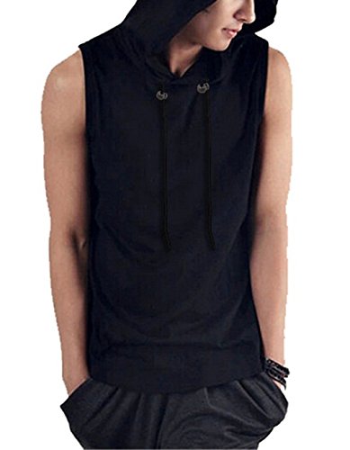 Sleeveless Hoodie Sweatshirt