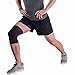 Li-Ning Knee Brace Compression Support Sleeve for Sports, Arthritis, Joint Pain, Injury Recovery, Single (Black)