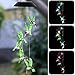 Epicgadget Hummingbird Solar Light - Color Changing Wind Chime for Outdoor Garden, Walkway, Pathway, Backyard - Christmas Decoration, Party Decor (Green Wing)
