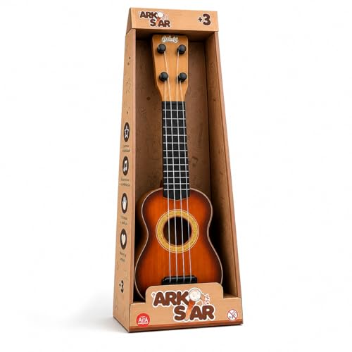 Ukulele Infantil Violão Infantil de Plástico Instrumento Musical Educativo para Crianças