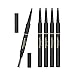 3 in 1 Automatic Eyebrow powder & Eyebrow brush & Automatic Eyebrow pencil with a refill pencil Professional 3D Eyebrow Cosmetic Makeup Tool Waterproof &Long-lasting light brown#3