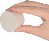StonyLab 5-Pack 8# White Solid Rubber Stoppers 32mm x 43mm x 31mm Tapered Lab view 6