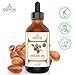 Argan Oil - 100% Pure and Natural Organic Moroccan - 4 Oz. with Glass Dropper - Cold Pressed - Excellent for Face, Skin, Nails and Hair Care, Beauty in a Bottle by Essential Oil Labs