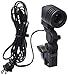 CowboyStudio AC Socket & Cord Set with Umbrella Holder and Light Stand Mount