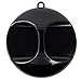 Salon Supply Co Large Hand Mirror With Handle - 11.8” x 10.86” - Perfect for Hair Salons and Barber Shops, Cosmetologists and Home Use