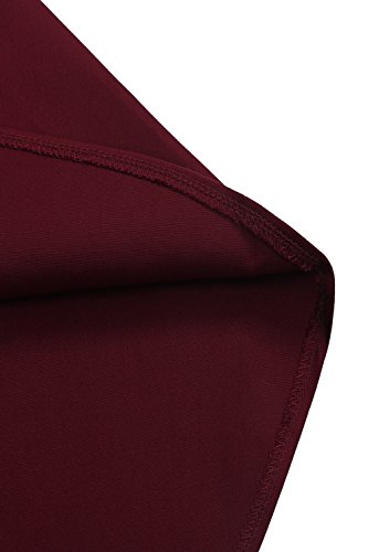 MisShow-Damen-Spitzenkleid-Schulterfrei-Mit-Schleife-Knielang-Elegant-Cocktailkleid-Abendkleid-Party-Club-Dress