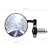Bar End Convex Mirrors Inceased CNC Billet Side Rear View Mirrors for Motorcycle Honda Kawasaki Suzuki Yamaha Ducati KTM Harley Davidson BMW Victory Indian Aprilia Buell Triumph (SM001BK)