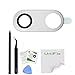 Unifix Rear Back Camera Lens Repair Cover Glass [2 Pack] Replacement for LG V30 V30 Plus H930 H931 H932 H933 H930DS LS998U VS996 US998 (Silver) + Repair Toolkit