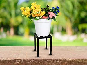 HINS Iron Metal Squre Pot Stand Without pot For Indoor & Outdoor Gardening Home Decore I Plant Stands For Indoor Balcony I Plant Bench I Plant Stands I Pot Stand Single I Potted Plant Stand I Big Pots I Metal Plant Stand I Tall Outdoor Planter I Metal Casters I Large Plant Stand I Pot Stands For Garden I Indoor Plants Stand I Iron Plant Stand I Terrace Garden Stand I Garden Rack I Iron Stand For Pots I Pots Stand I Indoor Planter With Stand