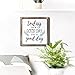 SANY DAYO HOME Today is A Good Day to Have A Good Day Inspirational Sayings Wall Decor Signs 12 x 12 inch Rustic Wood Framed Modern Farmhouse Wall Hanging Art (with Leaves)