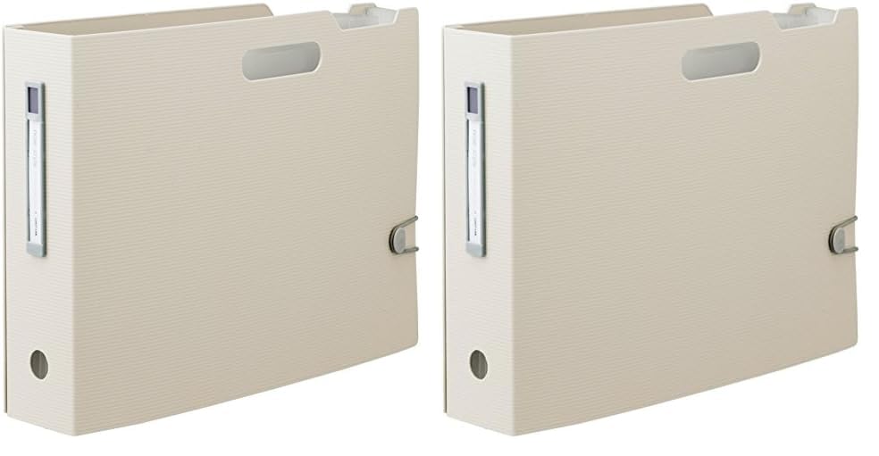 リヒトラブ ドキュメントボックス A4 ヨコ ホワイト F7691-0 (× 2)商品画像