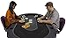 Brybelly Sublimation Poker Table Felt for Casino Quality Tables, Black