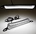 iJDMTOY LED License Plate Lights Universal Fit Bolt-On Xenon White 12-SMD-5730 Compatible With Car SUV Truck RV