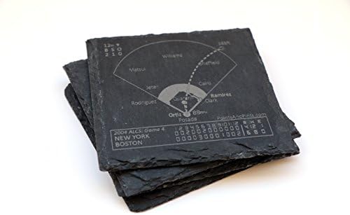Greatest Red Sox Plays - Slate Coasters (Set of 4)