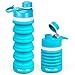 Valourgo Collapsible Water Bottle - BPA Free Silicone Foldable Water Bottle for Travel, Sports,Outdoor and Gym, 20 oz