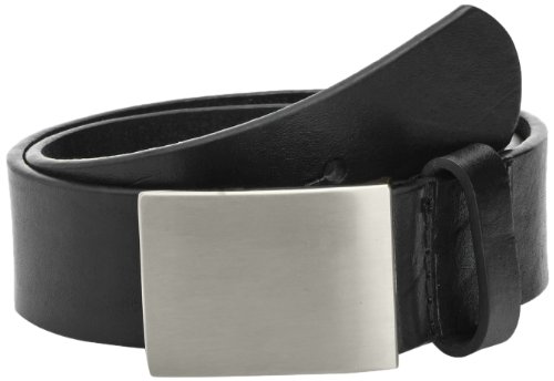 Playshoes Leder-Gürtel 30 mm Breite Ceinture, Noir (Schwarz), 60