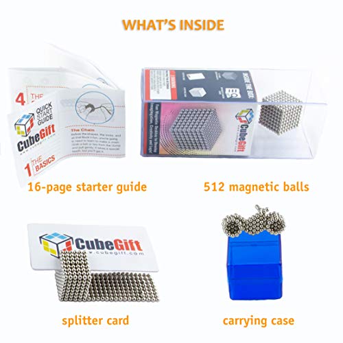 Magnet Base 3 Different Size Balls for Intelligence Development Stress Relief Universal Specialties Magnetic Sculpture Desk Toy