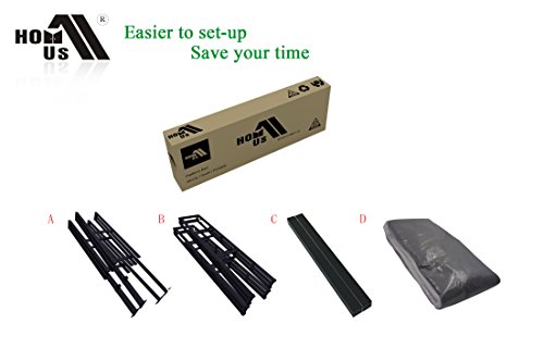 HOMUS 9 Inch High Profile Strong Steel Structure Box Spring/Easy assembly Smart Mattress Base/Foundation King