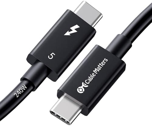 新品未開封Apple Thunderbolt 5 Pro Cable (1 m) Amazon.com: Apple Thunderbolt 5 (USB‑C) Pro Cable (1m