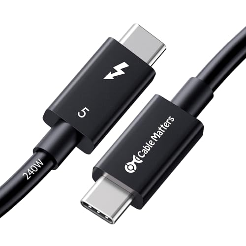 Cable Matters Thunderbolt 5 Cable 3.3ft