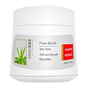 Krishkare Herbal Face Scrub, Aloevera, 200 g