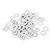 uxcell a15071400ux0028 M6x12mmx0.5 mm Stainless Steel Round Flat Washer for Bolt Screw (Pack of 100)