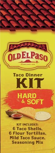 OLD EL PASO HARD AND SOFT TACO DINNER KIT, MEAL PREP, 12 CT, 11.4 OZ