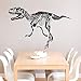 Dinosaur Reusable Kids Decorative Peel & Stick Wall Decals Kids Room Boys Girls Bedroom Living Room Decorations Decal