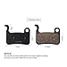 BIKEIN 4 Pairs Cycling Resin Disc Brake Pads For SHIMANO M596 M535 SLX M665 XT M775 XTR M975thumb 4