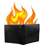 KKTech Magic Flaming Fire Wallet Magician Stage Street Inconceivable Show Prop