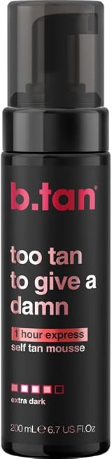 B.Tan Ultra Dark Self Tanning Mousse Too Tan 1 Hour Express Bronzing Foam 200ml view 1