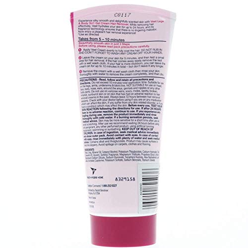 Hair Remover Cream Veet Legs Body 3 In 1 Gel Cream Hair Remover