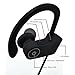 Hussar Bluetooth Headphones, Wireless Sports Earphones with Mic, IPX7 Waterproof, HD Sound with Bass, Noise Cancelling, Secure Fit, 8 hours playtime for iPhone Android