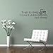 Home Find Wall Decals to Go to Sleep I Count John Deeres Inspiring Quotes Art Decal Inspirational Lettering Sayings Stickers Vinyl House Decor Bedroom Living Room Decoration (23 inches x 10 inches)