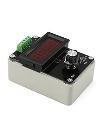 Generador de 4 20 mA, generador de señal ajustable DROK, CC 0 10 V 0 4 20 mA Simulador de voltaje de corriente analógico para ajuste de valor PLC Panel LED prueba, transmisor, simulación de salida
