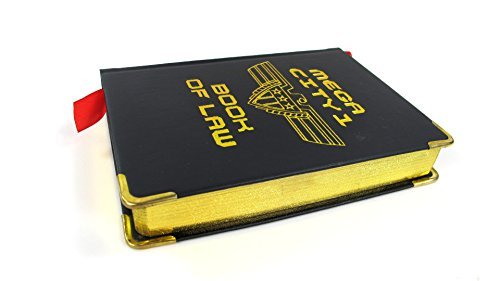Judge Dredd Book of Law Props Replica Notebook Mega City 1