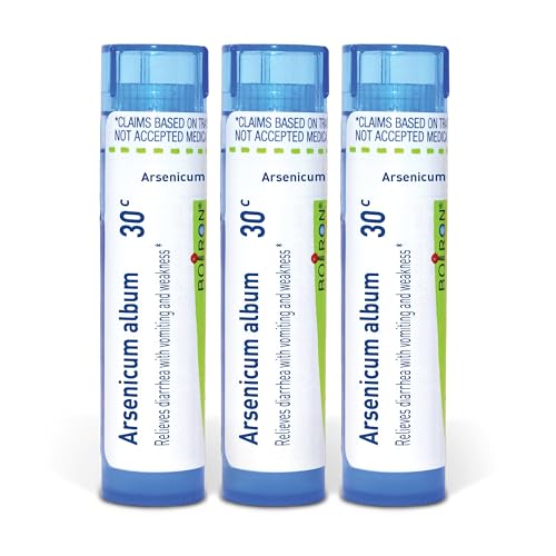 Boiron Arsenicum Album 30c Homeopathic Medicine for Food Poisoning - Pack of 3…