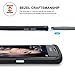 Buffway Galaxy S7 Edge Case, Dual Layer with Drop Shock Proof TPU and Textured Pattern Grip Hard Cover Heavy Duty Rubber Hybrid Protective Case for Samsung Galaxy s7 Edge - Black